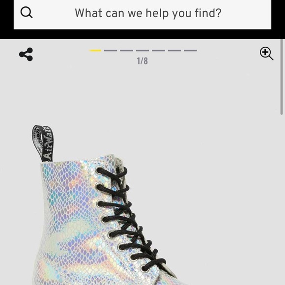 1460 Pascal Snake Metallic Suede Boots - Dr. Martens - Picture 6 of 6